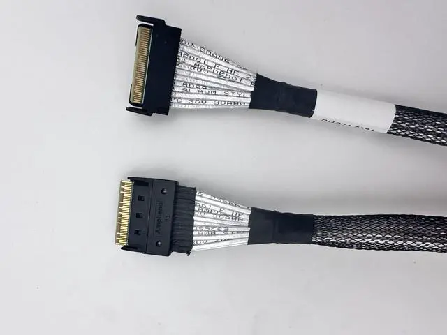 Alt view image 5 of 5 - eShinreal High Speed SAS SFF-8654 8i to MCIO 8i Cable
