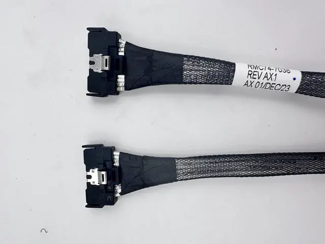 Alt view image 2 of 5 - eShinreal High Speed SAS MCIO 8i to MCIO 8i Cable