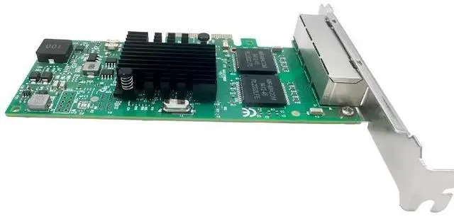 Alt view image 4 of 4 - eShinreal I350AM4 PCIe X4 4-Port Gigabit Network Interface Card (NIC) RJ45 1Gb/s