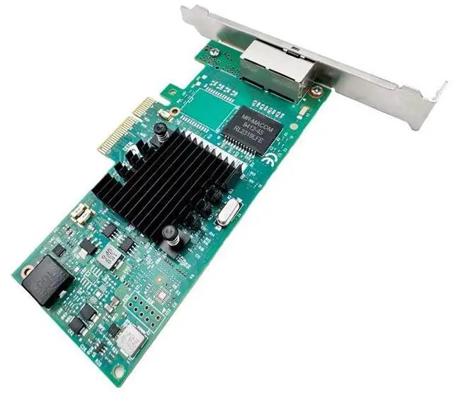 Alt view image 6 of 6 - eShinreal PCIe x4 to 2-Ports Gigabit RJ45 NIC I350AM2