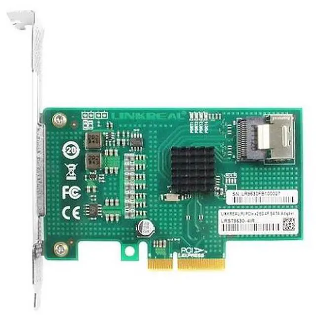 Main image of eShinreal 4 Port 6Gb/s PCIe x4 to SATA 3 RAID Card