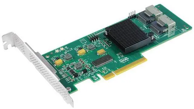 Alt view image 2 of 5 - eShinreal 8 Port PCIe x8 to SFF-8087 6Gb/s RAID Card SAS2308