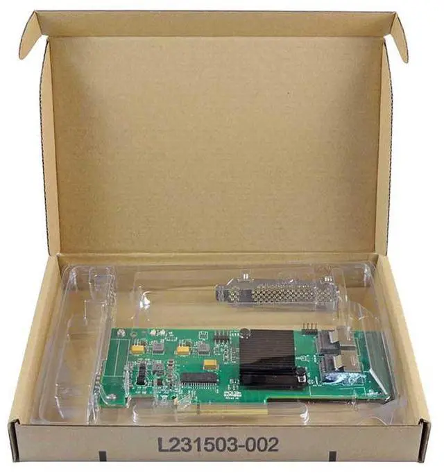 Alt view image 5 of 5 - eShinreal 8 Port PCIe x8 to SFF-8087 6Gb/s RAID Card SAS2308