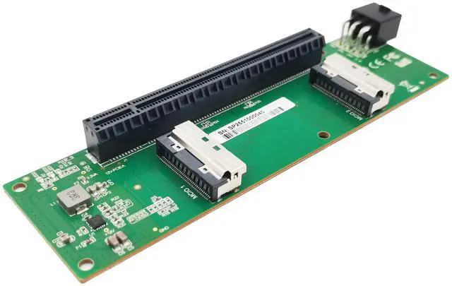 Alt view image 5 of 5 - eShinreal MCIO 8i to PCIe 5.0 x16 Slot Riser Card High-Speed PCIe Gen5 Expansion Adapter XIC 0516PEV3