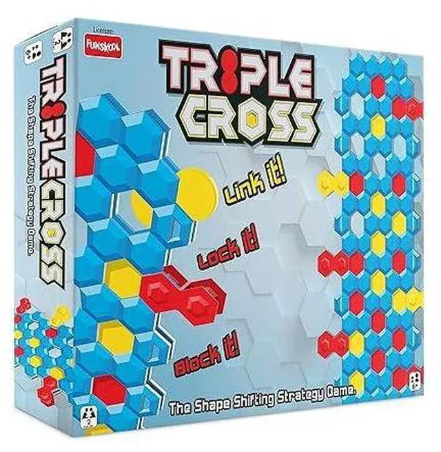 Main image of Livevie Triple Cross, The shapeshifting strategy game, Get 3 disc in a row