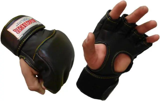 Main image of Amber Fight Gear Ultimate Performance Boxing Gloves Unmatched Power, Precision, Durability, and Comfort in The Ring, Black, Small