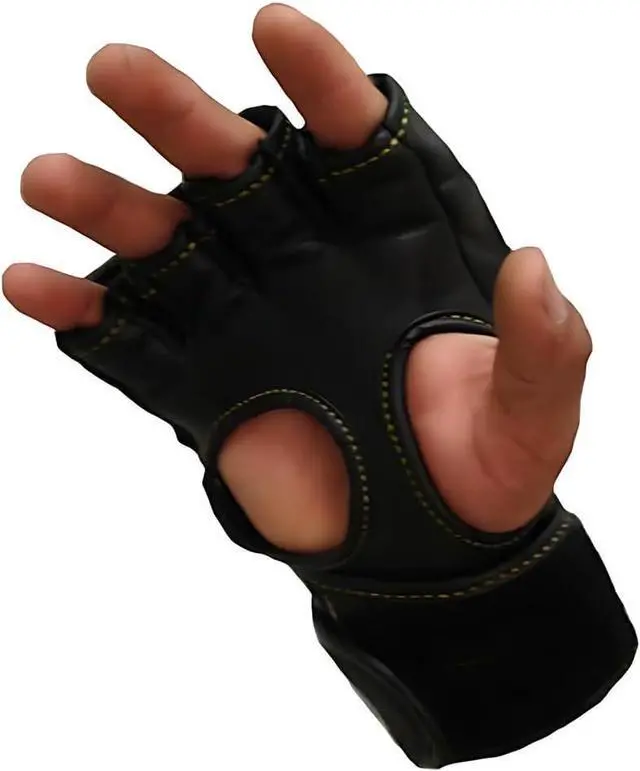 Alt view image 3 of 4 - Amber Fight Gear Ultimate Performance Boxing Gloves Unmatched Power, Precision, Durability, and Comfort in The Ring, Black, Small