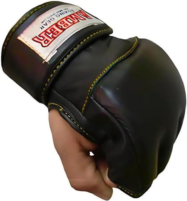 Alt view image 2 of 4 - Amber Fight Gear Ultimate Performance Boxing Gloves Unmatched Power, Precision, Durability, and Comfort in The Ring, Black, Small