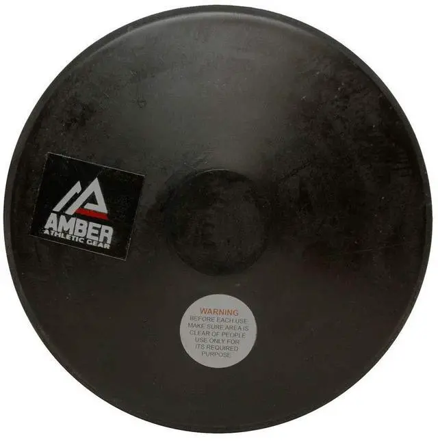 Main image of Amber Sporting Goods Robust Rubber Discus Durable 0.75 KG Training Tool for Beginners & High School Athletes, Floor-Safe Design