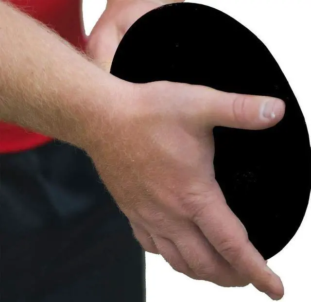 Alt view image 4 of 5 - Amber Sporting Goods Robust Rubber Discus Durable 0.75 KG Training Tool for Beginners & High School Athletes, Floor-Safe Design