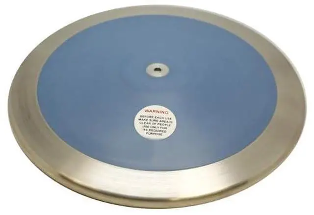 Alt view image 2 of 5 - Amber Sporting Goods Top Fly Discus Track & Field Training Discus Throwing Discus 80  85% Rim Weight IAAF Certified, 2kg