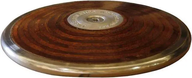 Alt view image 2 of 7 - Amber Sporting Goods Amazer Discus IAAF Certified Official Track & Field Throwing Discus 70% Rim Weight, 2KG