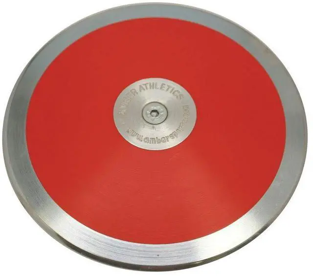 Alt view image 2 of 4 - Amber Sporting Goods 70% Rim Weigh Discus Galvanized Steel Rim, Sturdy ABS Plates, Balanced Design, 2 KG Precision Throws & Enhanced Aerodynamics