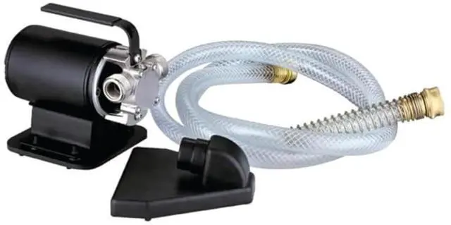 Alt view image 4 of 4 - Livevie Leo Pump Transfer Pump Ergonomic Handle, Metal Volute, Oil-Free, Thermal Protection, Suction Attachment, Brass Adapters, 1/10HP 115V/60HZ