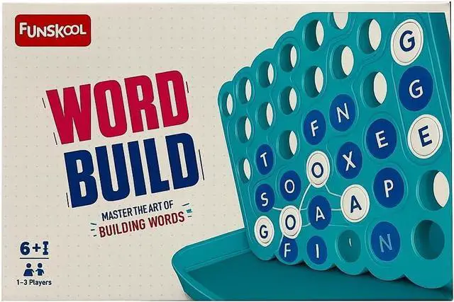 Alt view image 3 of 5 - Livevie Word Build - 2 Player Word Building Strategy Game with Grid and Tray
