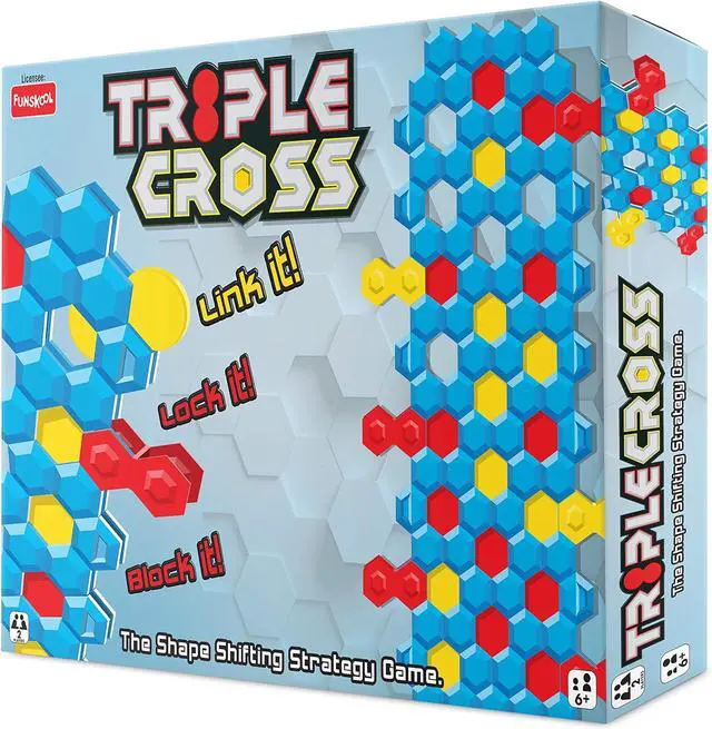 Alt view image 2 of 4 - Livevie Triple Cross, The shapeshifting strategy game, Get 3 disc in a row