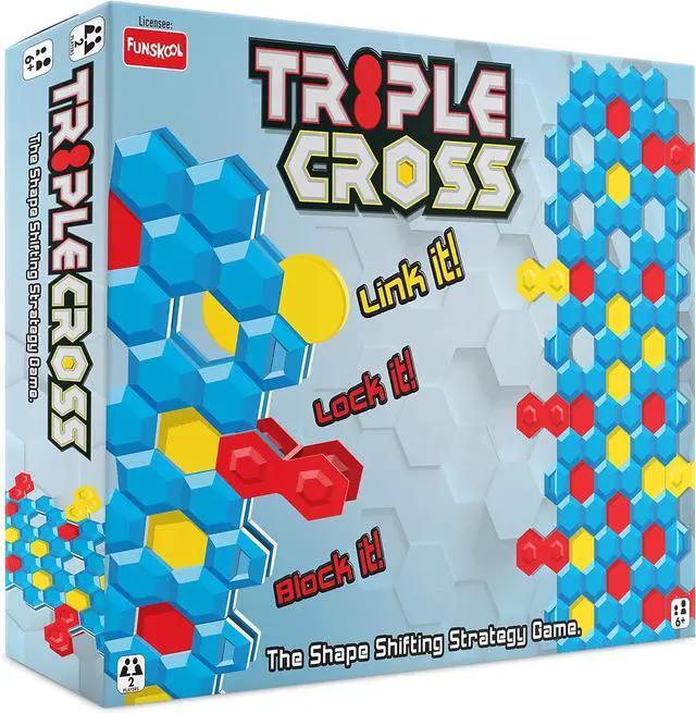 Alt view image 4 of 4 - Livevie Triple Cross, The shapeshifting strategy game, Get 3 disc in a row
