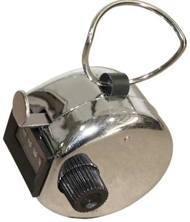 Alt view image 2 of 4 - Amber Fight Gear Tally Counter Handheld, Mechanical Clicker with Finger Ring for Boxing, Track, Golf, Soccer, Walking, Carrom, and More Activities