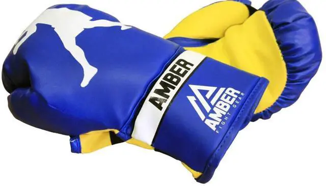 Main image of Amber Fight Gear Junior Boxing Gloves 6oz for Kids Age 3 to 6, Training Gloves for MMA, Muay Thai, Kickboxing, Punching Bag, Wrist Support & Breathable