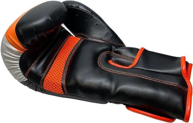 Alt view image 4 of 5 - Invincible Fight Gear Standard Leather Hook and Loop Training Boxing Gloves - Ideal for Boxing, Kickboxing, Muay Thai, MMA for Men Women and Kids