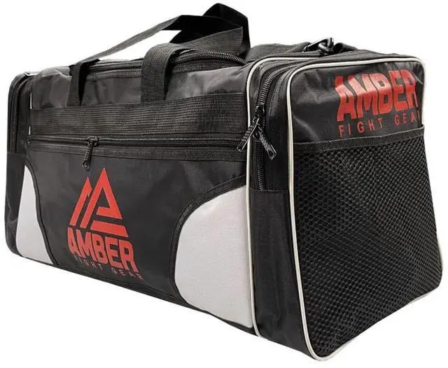 Alt view image 4 of 4 - Amber Fight Gear Hold-All Gym Bag, Breathable Mesh Duffel for Boxing, MMA, Kickboxing, Muay Thai & Fitness  Waterproof, Rip-Stop Nylon, Medium
