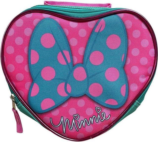 Alt view image 5 of 5 - Amber Fight Gear Minnie Mouse 16" School Backpack With Detachable Lunch Box Set - Disney Backpack