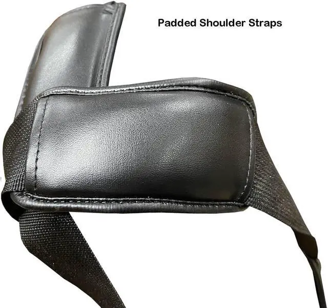 Alt view image 3 of 3 - Invincible Fight Gear Heavy-Duty Body Protector for Boxing, MMA, Kickboxing, Muay Thai - Premium Coaching/Training Gear - Sleek Black Design