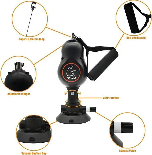 Alt view image 4 of 5 - Amber Fight Gear Resistance Rope Multi Trainer: Versatile Resistance Bands for Physical Therapy, Home Gym, and Strength Exercise Training - Men and Women