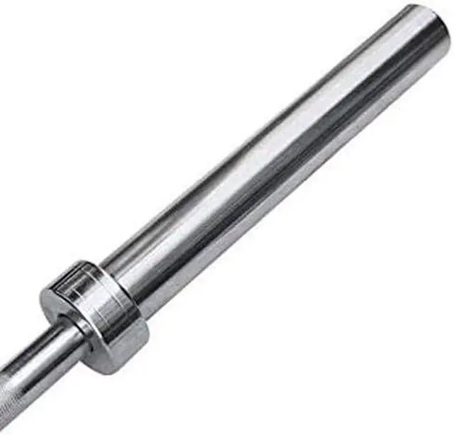 Main image of Amber Fight Gear Olympic Weightlifting Barbell Bar 86" - Heavy-Duty Straight Bar for 2-inch Weight Plates - 330 lb. Weight Capacity