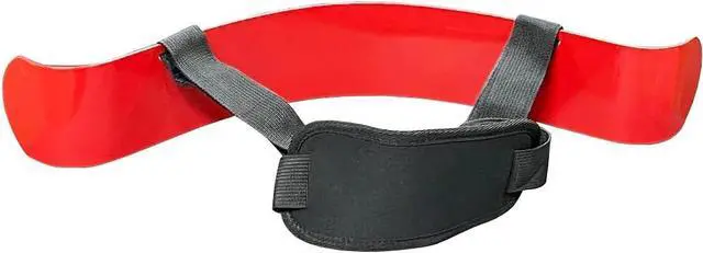 Main image of Amber Fight Gear Arm Blaster for Biceps & Triceps  Heavy-Duty Aluminum for Strength Training with Dumbbells, Barbells, & Curl Bars  Adjustable Straps & Padded Support Red