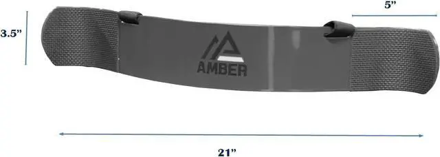 Alt view image 3 of 3 - Amber Fight Gear Arm Blaster for Biceps & Triceps  Heavy-Duty Aluminum for Strength Training with Dumbbells, Barbells, & Curl Bars  Adjustable Straps & Padded Support Red