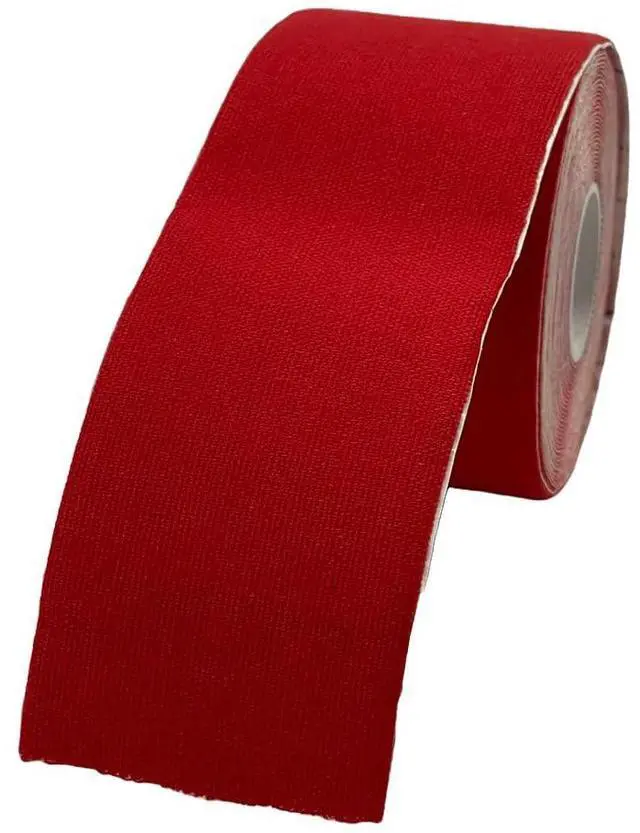 Alt view image 5 of 5 - Amber Fight Gear Ultimate Performance Kinesiology Tape: Support, Stabilize, and Recover Best for Athletes and Rehabilitation, 2" x 16ft Black Red