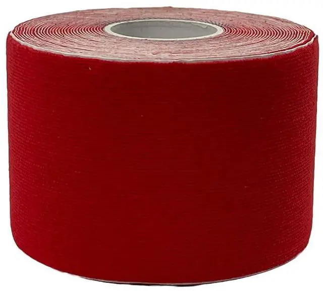 Alt view image 2 of 5 - Amber Fight Gear Ultimate Performance Kinesiology Tape: Support, Stabilize, and Recover Best for Athletes and Rehabilitation, 2" x 16ft Black Red