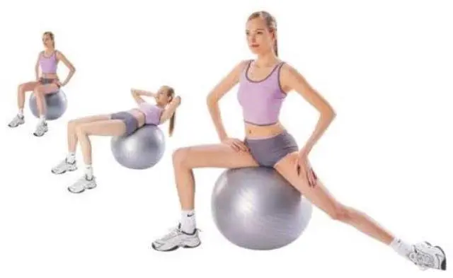 Main image of Amber Fight Gear Anti Burst Fitness Ball for Exercise, Stability, Yoga, Balance, Core Strength & Flexibility Extra Thick, Non-Slip Gym Ball for Home & Office Workout