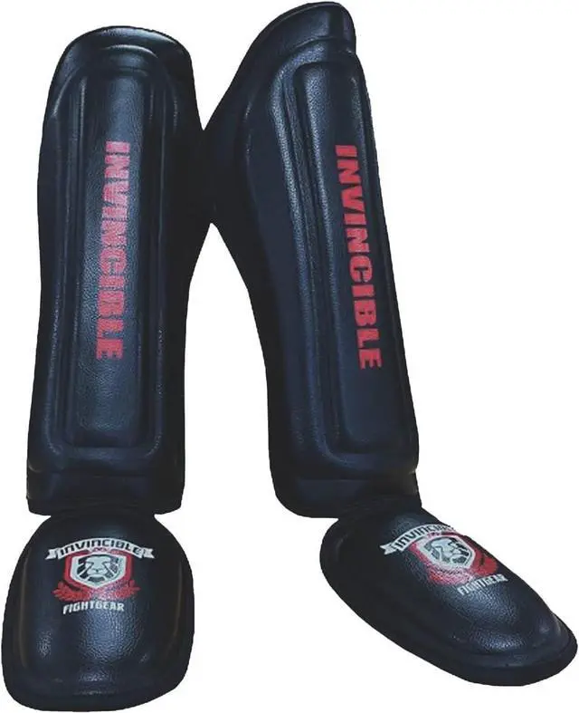 Main image of Invincible Fight Gear  Shin-n-Step for Muay Thai, MMA, Martial Arts Protective Training Equipment for Sparring or Training Padded and Adjustable.Unisex, Large X-Large