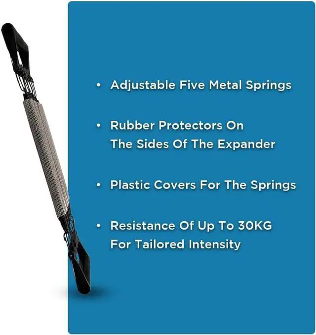 Alt view image 7 of 7 - Amber Sporting Goods P-307 Spring Chest Expander