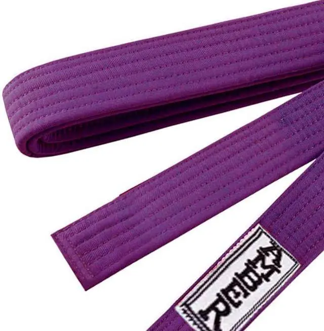 Alt view image 5 of 7 - Amber Fight Gear Premium Karate Belt, 100% Cotton Canvas Martial Arts Belt for Karate, Taekwondo & Judo