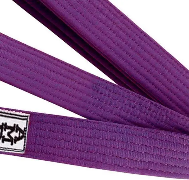 Alt view image 6 of 7 - Amber Fight Gear Premium Karate Belt, 100% Cotton Canvas Martial Arts Belt for Karate, Taekwondo & Judo