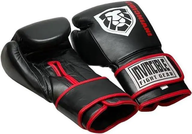 Alt view image 5 of 5 - Amber Fight Gear All Leather Boxing Bag Gloves for Mens or Womens Boxing Can be as Fitness Gloves, Punching Gloves, Sparring, Fighting Mitt Work for Kickboxing, MMA, Thai Pad