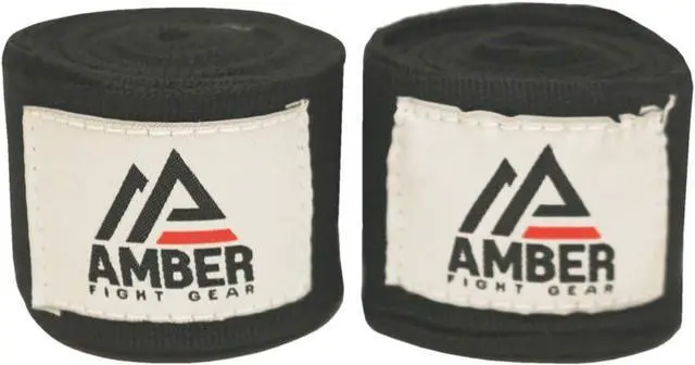 Alt view image 5 of 6 - Amber Fight Gear Mexican Style 200 Inch Elastic Handwraps - Breathable, Durable, Machine Washable for MMA, Boxing, Kickboxing, Muay Thai