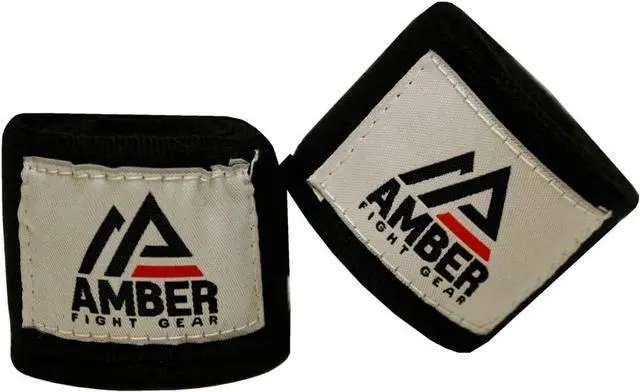 Alt view image 6 of 6 - Amber Fight Gear Mexican Style 200 Inch Elastic Handwraps - Breathable, Durable, Machine Washable for MMA, Boxing, Kickboxing, Muay Thai