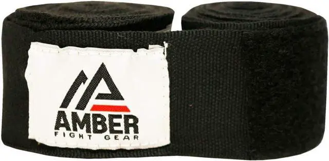 Alt view image 4 of 6 - Amber Fight Gear Mexican Style 200 Inch Elastic Handwraps - Breathable, Durable, Machine Washable for MMA, Boxing, Kickboxing, Muay Thai