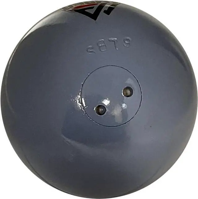 Alt view image 3 of 4 - Amber Fight Gear Precision Performance 2.72kg/6lb Iron Shot Put Versatile Training and Competition Excellence with Sturdy Cast Iron Build and Durable Polyurethane Coating Grey