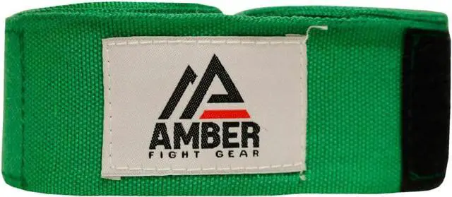 Alt view image 4 of 6 - Amber Fight Gear Mexican Style 200 Inch Elastic Handwraps - Breathable, Durable, Machine Washable for MMA, Boxing, Kickboxing, Muay Thai Green