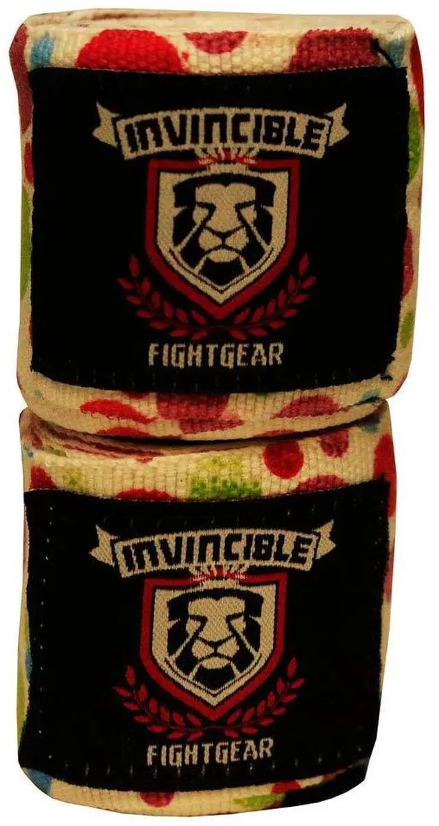 Alt view image 5 of 5 - Amber Fight Gear Elastic Thick Printed 180-Inch Handwraps - The Ultimate Athlete's Protection and Style Solution for Superior Performance and Comfort, Sold as a Pair