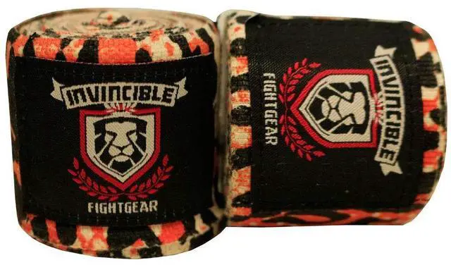Main image of Amber Fight Gear Elastic Thick Printed 180-Inch Handwraps - The Ultimate Athlete's Protection and Style Solution for Superior Performance and Comfort, Sold as a Pair Print2