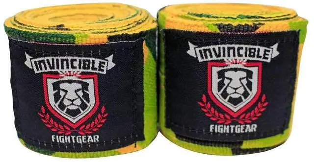 Main image of Amber Fight Gear Elastic Thick Printed 180-Inch Handwraps - The Ultimate Athlete's Protection and Style Solution for Superior Performance and Comfort, Sold as a Pair Print3