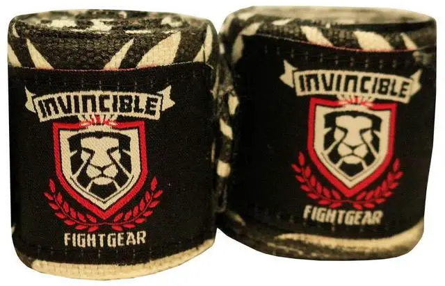 Alt view image 2 of 5 - Amber Fight Gear Elastic Thick Printed 180-Inch Handwraps - The Ultimate Athlete's Protection and Style Solution for Superior Performance and Comfort, Sold as a Pair Print4