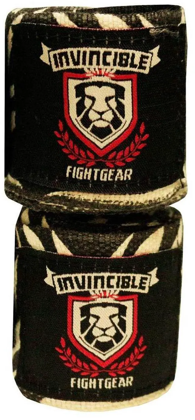 Alt view image 4 of 5 - Amber Fight Gear Elastic Thick Printed 180-Inch Handwraps - The Ultimate Athlete's Protection and Style Solution for Superior Performance and Comfort, Sold as a Pair Print4