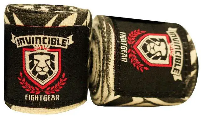 Main image of Amber Fight Gear Elastic Thick Printed 180-Inch Handwraps - The Ultimate Athlete's Protection and Style Solution for Superior Performance and Comfort, Sold as a Pair Print4